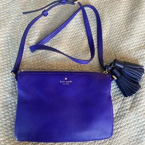 Bright Blue Kate Spade Crossbody Bag